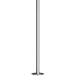 Stehleuchte Standlampe Wohnzimmerleuchte Metall Schwarz Dimmbar CCT H 140 cm