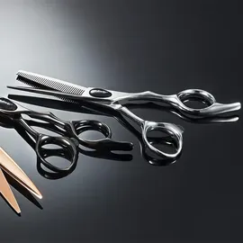 e-kwip e-kwip+ Primus Modellierschere Silber 5,5 Offset 440C