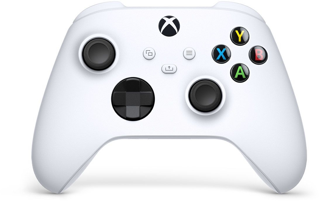 Xbox Wireless Controller Analog / Digital Gamepad Android, PC, Xbox One, Xbox One S, Xbox One X, Xbox Series S, Xbox Series X, iOS kabelgebunden&kabellos (Weiß)