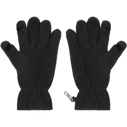 Touch Screen Fleece Handschuhe - Farbe schwarz - Größe S/M