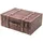 HMF Holzkoffer Vintage 44 x 32 x 16 cm 16-tlg. braun