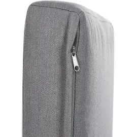 Beliani Kissenbezug Coccorino 130 x 65 cm Dunkelgrau