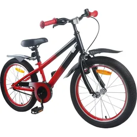 vidaXL Kinderfahrrad 18 Zoll blau/schwarz/rot