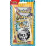 Pokémon Company Pokémon TCG 2er-Pack Blister Booster Doppelpack (Jan2024) Checklane Footprint *Englische Version*