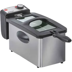 Steba DF 180 Eins/Eine(r) 3 l Eigenständig 2000 W Edelstahl