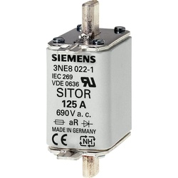 Siemens, Sicherung, SITOR Sicherung 3NE8 25A 690V Größe 00 (NH-DIN Sicherung, 25 A)