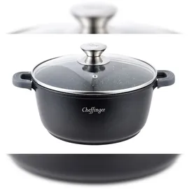 Cheffinger Aluguss Kochtopf 36 cm rund