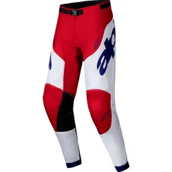 Alpinestars Racer Veil, Textilhose - Rot/Weiß/Blau - 40