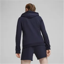Puma teamGOAL Casuals Kapuzenjacke Damen 06 navy/white XXL