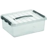 Sunware Aufbewahrungsbox Q-line 12 Liter, mit Deckel, transparent