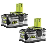 RYOBI 18 V ONE+ 5,0 Ah Lithium+ Akku-Set