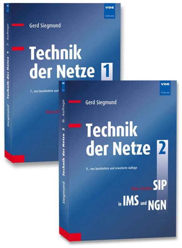 Technik Der Netze / 1-2 / Technik Der Netze  2 Bde..Bd.1-2 - Gerd Siegmund  Kartoniert (TB)