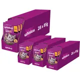 whiskas Adult 28x85g Nassfutter für Katzen in Soße