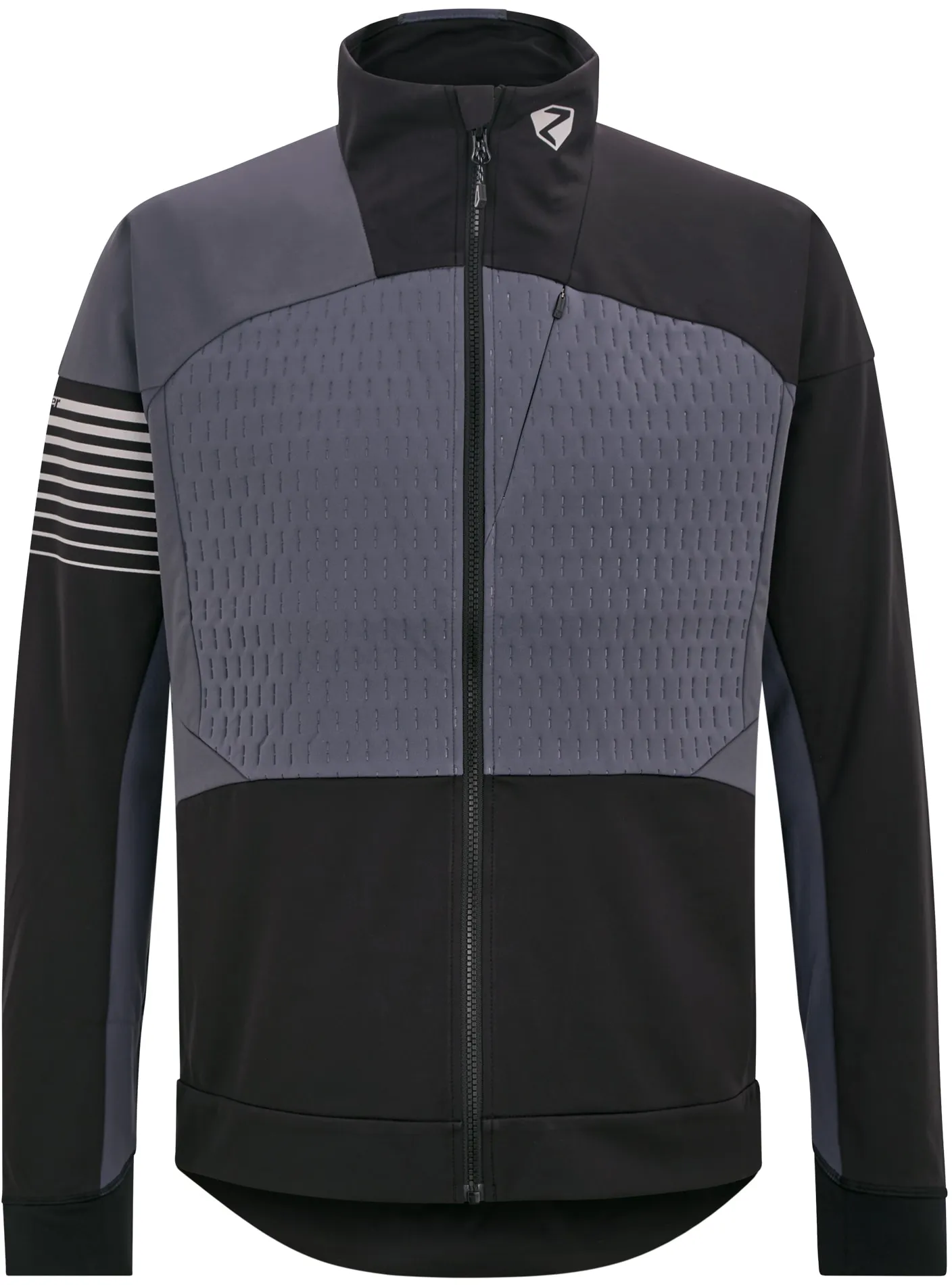 Funktionsjacke ZIENER "NOGAH", Herren, Gr. 46, schwarz, Obermaterial Farbe 338, 421: 100% Polyester;Futter Farbe 12.363: 100% Polyester;Wattierung Farbe 12.363: 100% Polyester;, Jacken