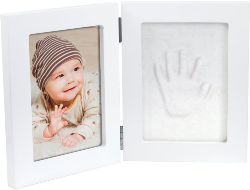 Happy Hands Double Frame Small Baby-Abdruckset White 10 cm x 15 cm + 13 cm x 17 cm 1 St.