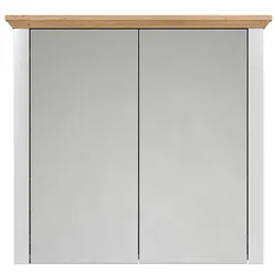 Landside Spiegelschrank Bad 2 Türen, grau.