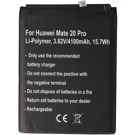 AccuCell Akku passend für Huawei Mate 20 Pro, Huawei P30 Pro Li-Polymer, 3,82V, 4100mAh, 15,7Wh, built-in, ohne Werkzeug