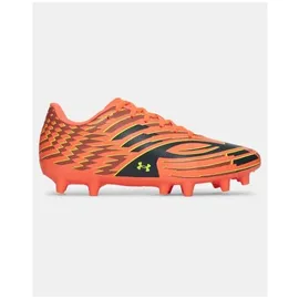 Under Armour Shadow Club 4 FG Jr orange high vis yellow (824) 6