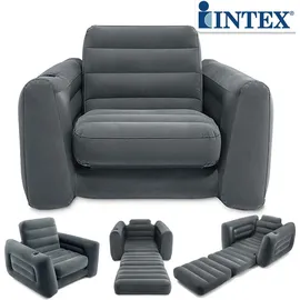 Intex 66551NP Pull-Out Chair, 117x224x66 cm Dunkelgrau