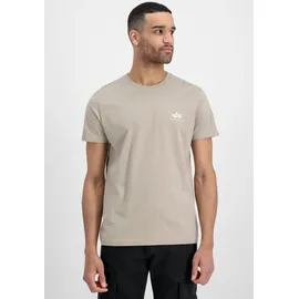 Alpha Industries BASIC T SMALL LOGO beige S