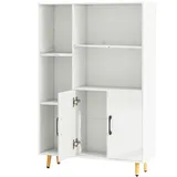 Costway Bücherregal 80 x 23,5 x 119 cm Weiß