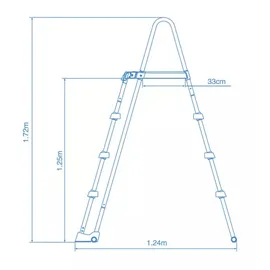 Intex Poolleiter 122 cm 28076