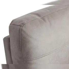 Mendler 2er Kinosessel HWC-K17, Relaxsessel Fernsehsessel Sofa, Nosagfederung Getränkehalter Fach ~ Stoff/Textil hellgrau