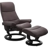 Stressless Relaxsessel View Kaltschaum 82 x 108 x 81 cm Rot mit Classic Base