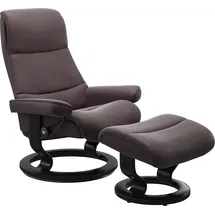 Stressless Relaxsessel View Kaltschaum 82 x 108 x 81 cm Rot mit Classic Base
