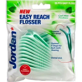 Jordan Easy Reach Flosser Zahnseide mint 25 St.