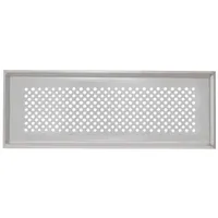 Zehnder Designgitter CLF Pisa Edelstahl