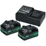 Hikoki BoosterPack 2 Akkus 36 V 4,0 Ah/18 V 8,0 Ah Ladegerät