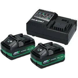 Hikoki BoosterPack 2 Akkus 36 V 4,0 Ah/18 V 8,0 Ah Ladegerät