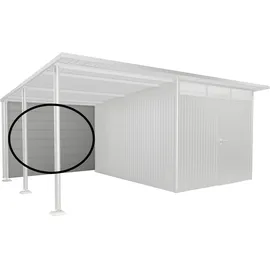 Biohort Rückwand für Seitendach Gr. L Silber-Metallic