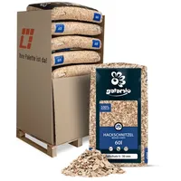 Galamio Holzhackschnitzel Fallschutz 60l x 13 Sack 780l Palette - 780 l