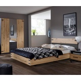 rauch Set »Butte« - 145x207x101cm - grau - Holz / Metall