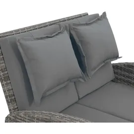 Greemotion Bahia Tobago Rattan-Lounge grau
