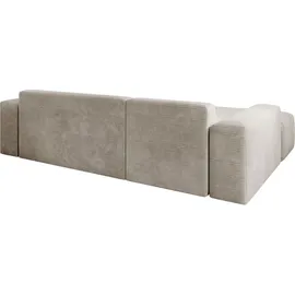 Juskys Sofa in L-Form Vals links Beige