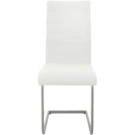 ML-Design Esszimmerstuhl Kunstleder Weiß 6er Set