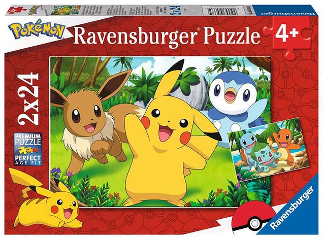 Puzzle Pikachu Und Seine Freunde 2X24-Teilig