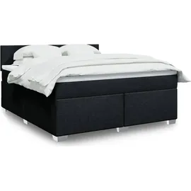 vidaXL Boxspringbett 180 x 200 cm Schwarz