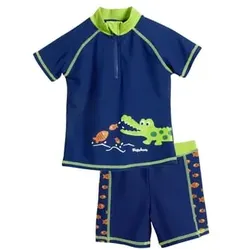 Playshoes UV-Schutz Bade-Set Krokodil, 98/104