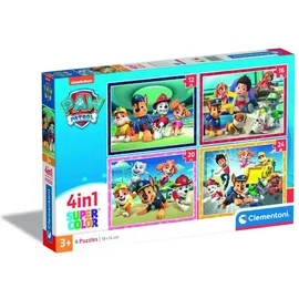 CLEMENTONI Puzzles PAW Patrol 4in1 Boden