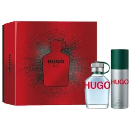 HUGO BOSS Hugo Man Eau de Toilette 75 ml + Deo Spray 150 ml Geschenkset 2