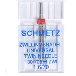 Schmetz Zwillings-Universal-Nadel 1,6 mm Stärke 70