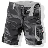 Bullstar Arbeitshose Arbeitsshort WORXTAR, schwarz/grau, 42 grau|schwarz 42