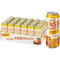 VELTINS Fassbrause Mango-Maracuja Alkoholfrei, EINWEG (24 x 0.5 l Dose)