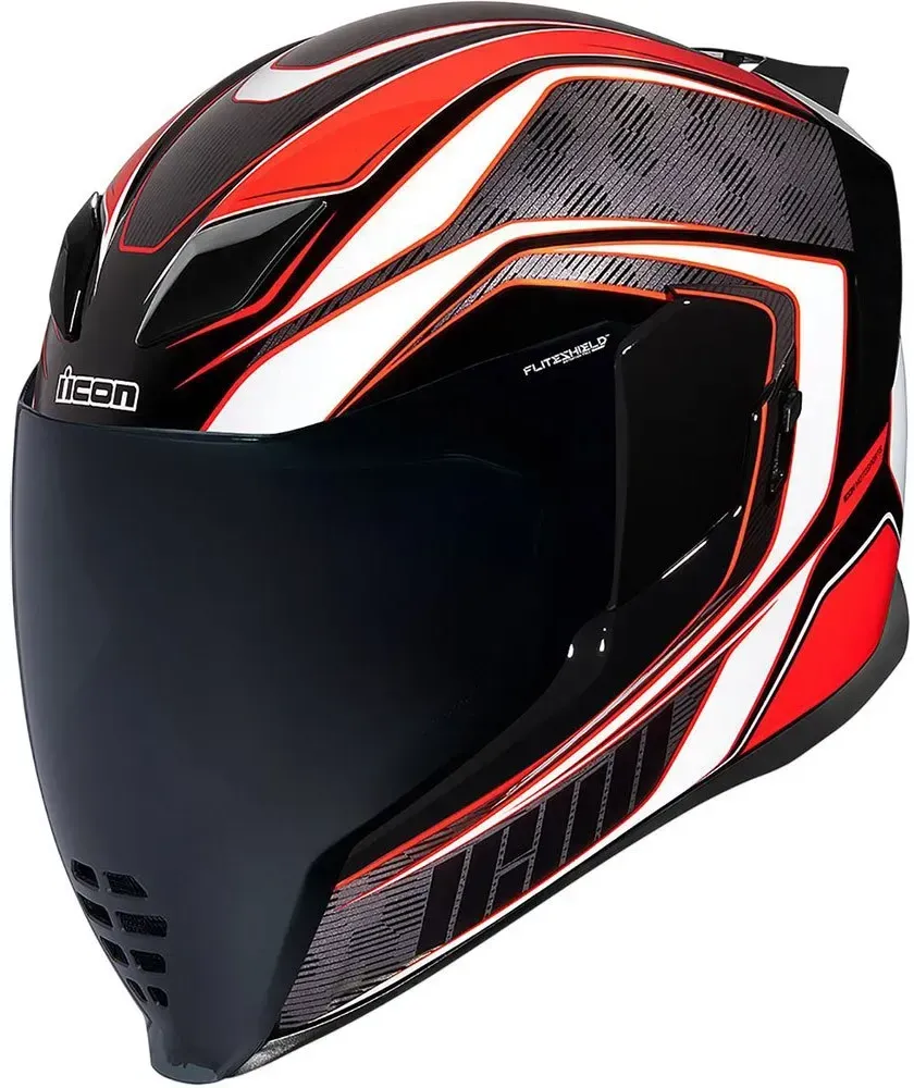 Icon Airflite Raceflite Integralhelm - Red - XS