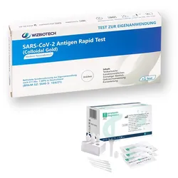 WIZ Biotech Covid Antigentest gratis parahealth tests 5 St