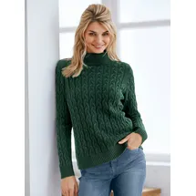 Heine Rollkragenpullover Grün 42